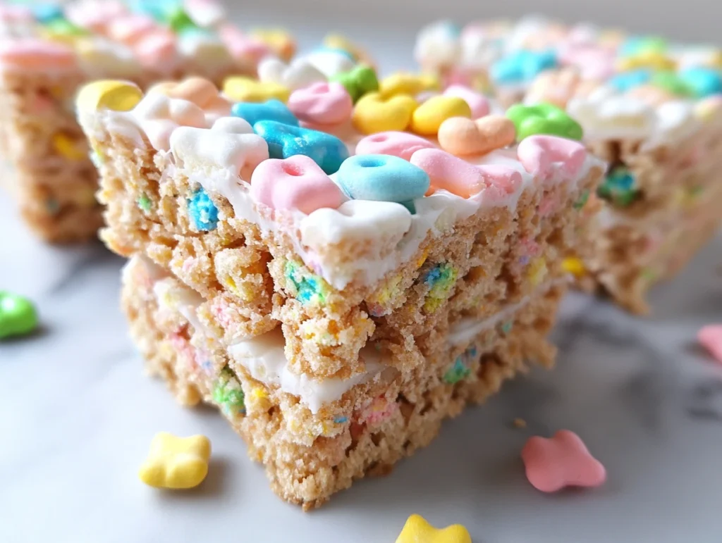 Lucky Charms Krispie Treats