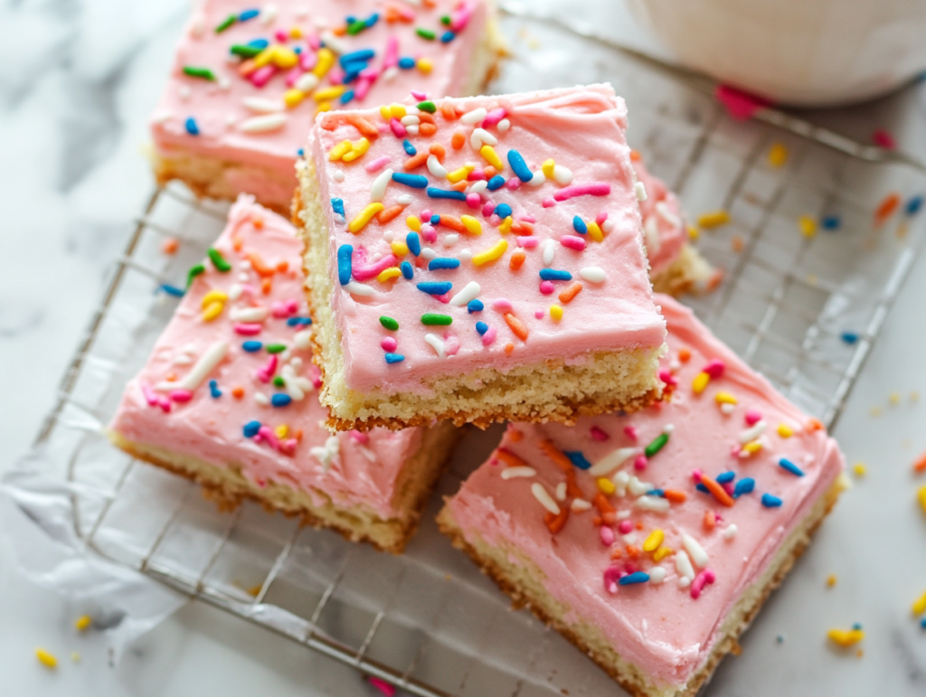 Frosted Sugar Cookie Bars